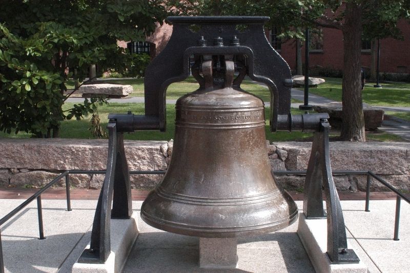 The Revere Bell at the Essex County Armed Services Memorial. Click for full size. The Revere Bell at the Essex County Armed Services Memorial image. Click for full size.