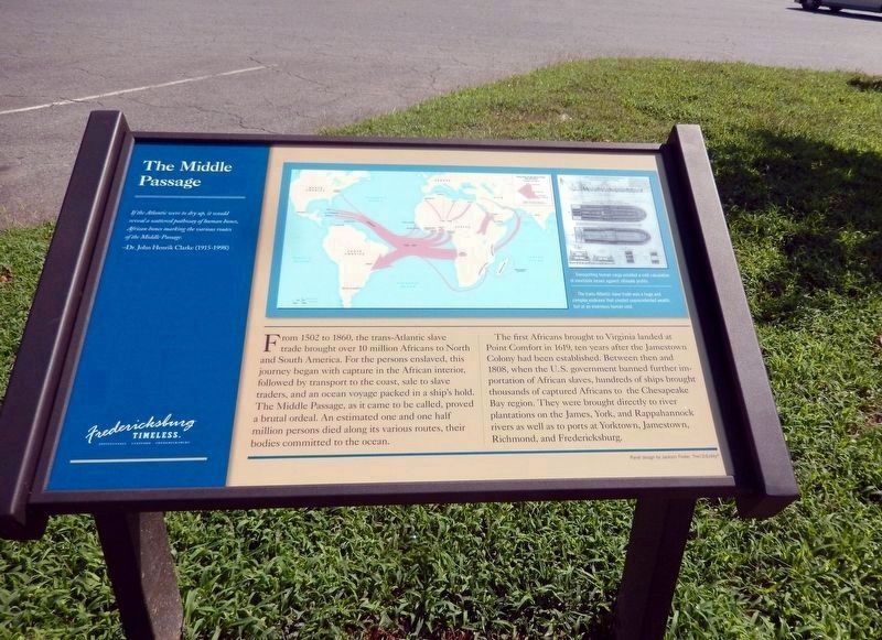 The Middle Passage Marker image. Click for full size.