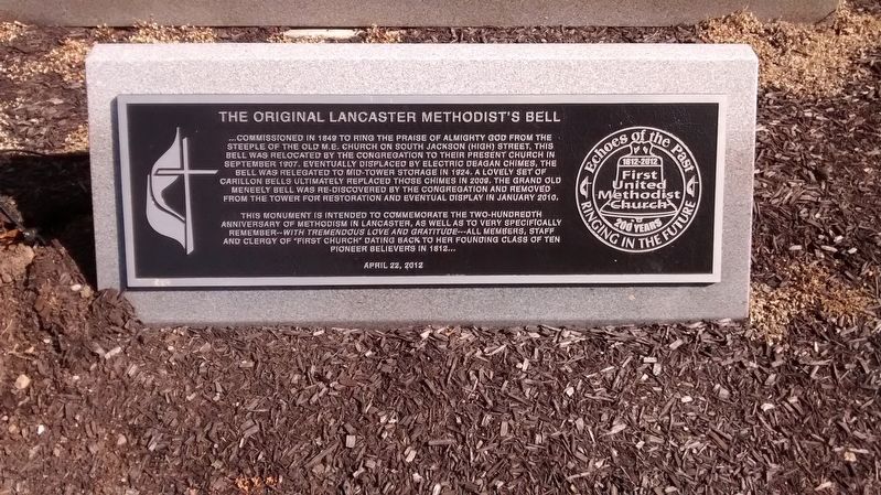 The Original Lancaster Methodist's Bell Marker image. Click for full size.