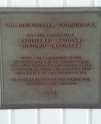 National Historic Landmark Plaque. Click for full size. National Historic Landmark Plaque image. Click for full size.