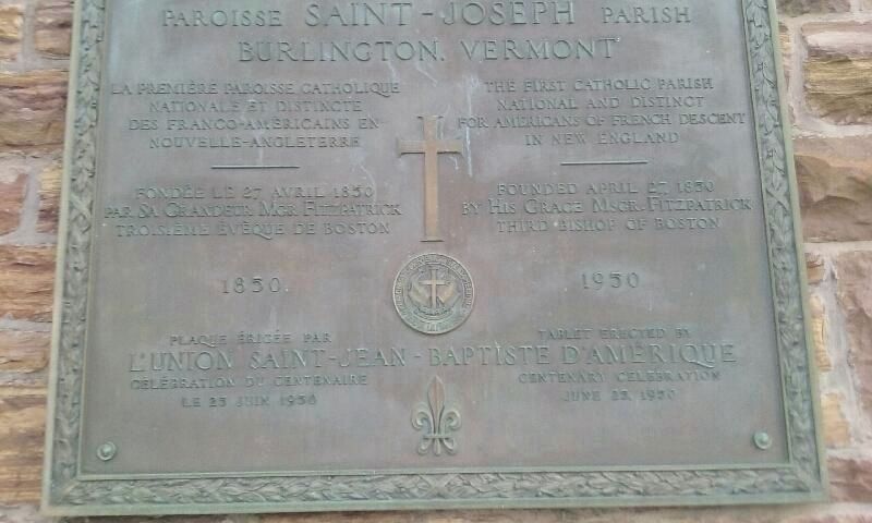 Saint-Joseph Parish Marker. Click for full size. Saint-Joseph Parish Marker image. Click for full size.