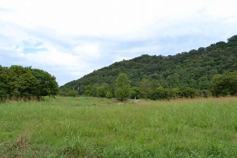 View to Northeast, Towards Parking Area, from Marker. Click for full size. View to Northeast, Towards Parking Area, from Marker image. Click for full size.