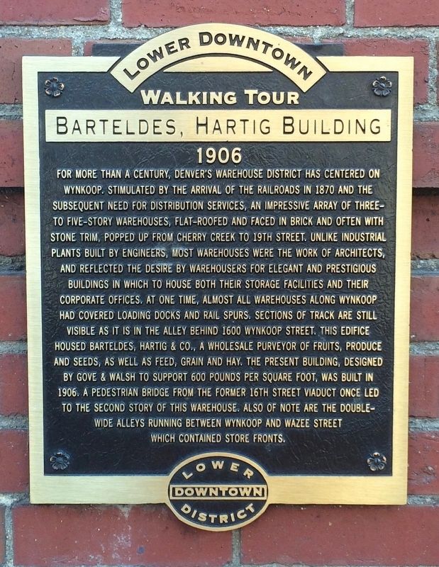 Barteldes, Hartig Building Marker image. Click for full size.
