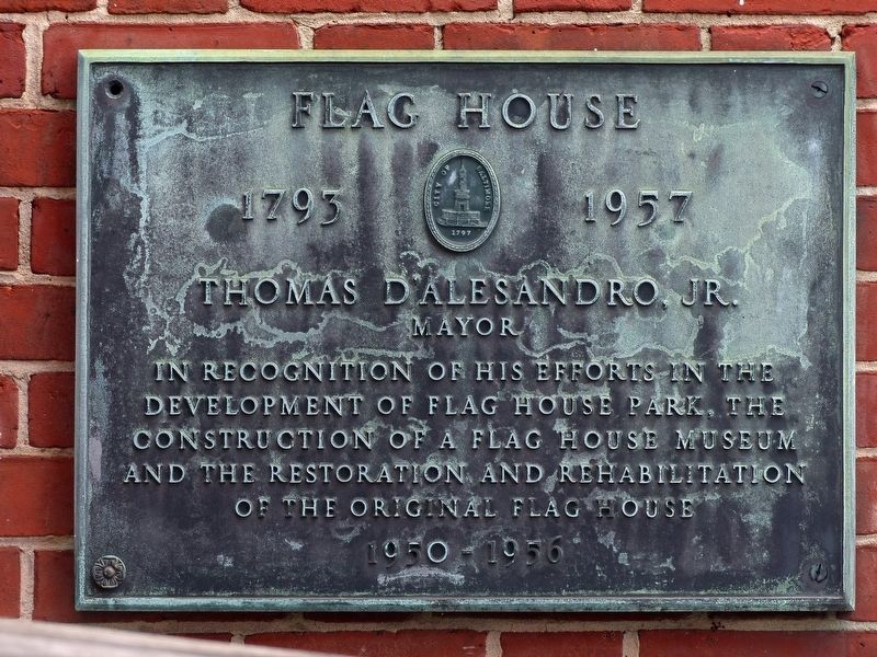 Flag House Marker image. Click for full size.