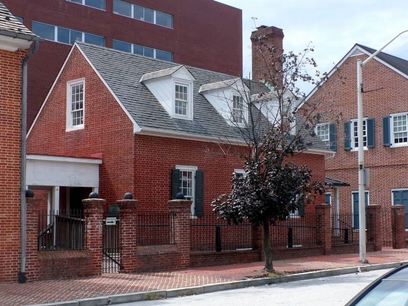 1953 addition to the Flag House Museum. Click for full size. 1953 addition to the Flag House Museum image. Click for full size.