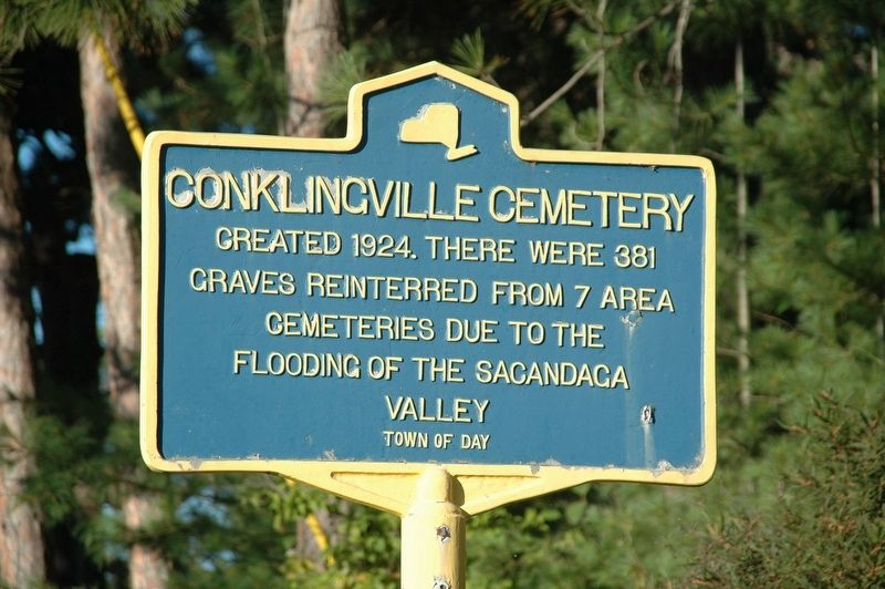 Conklingville Cemetery Marker image. Click for full size.