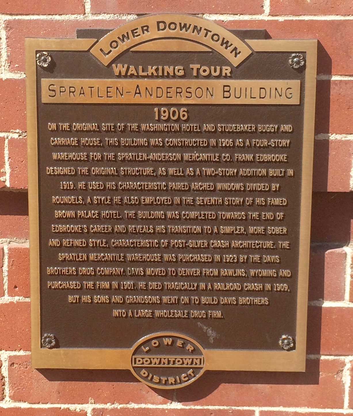 Spratlen-Anderson Building Marker