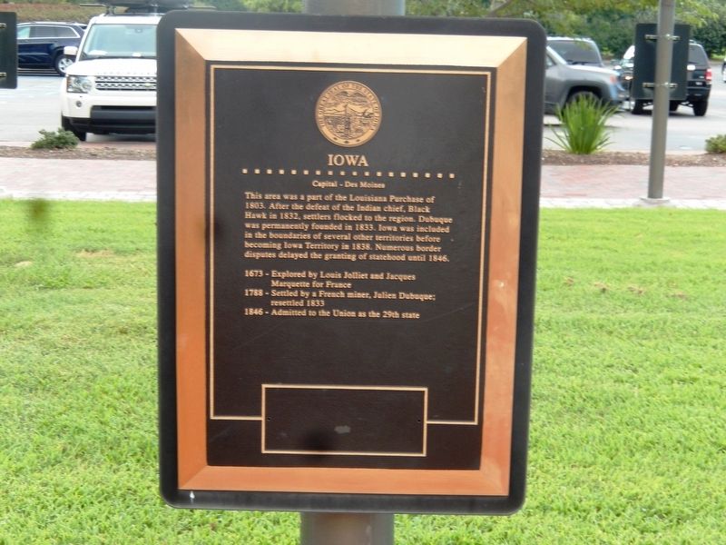 Iowa Marker image. Click for full size.