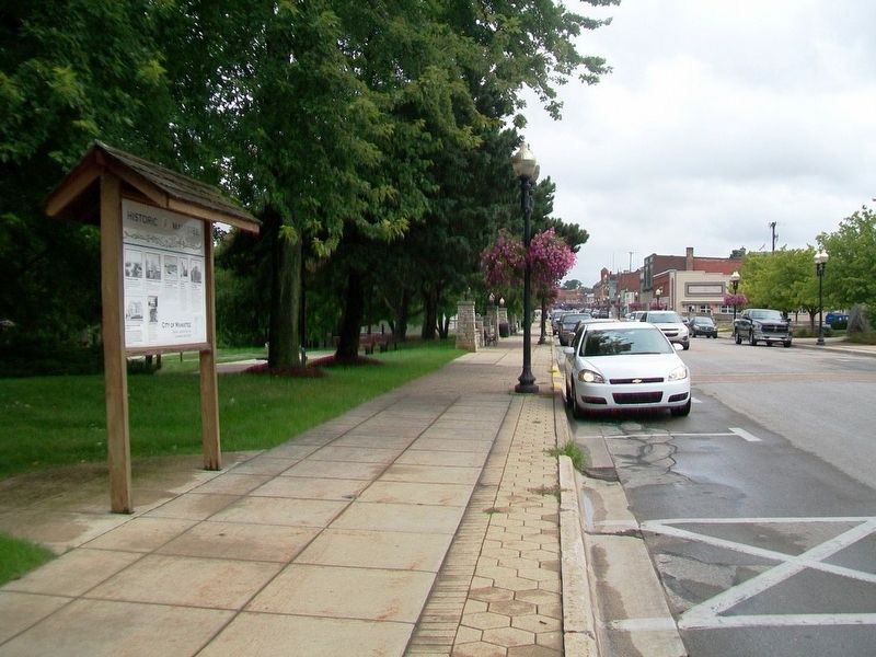 Historic Manistee Marker. Click for full size. Historic Manistee Marker image. Click for full size.