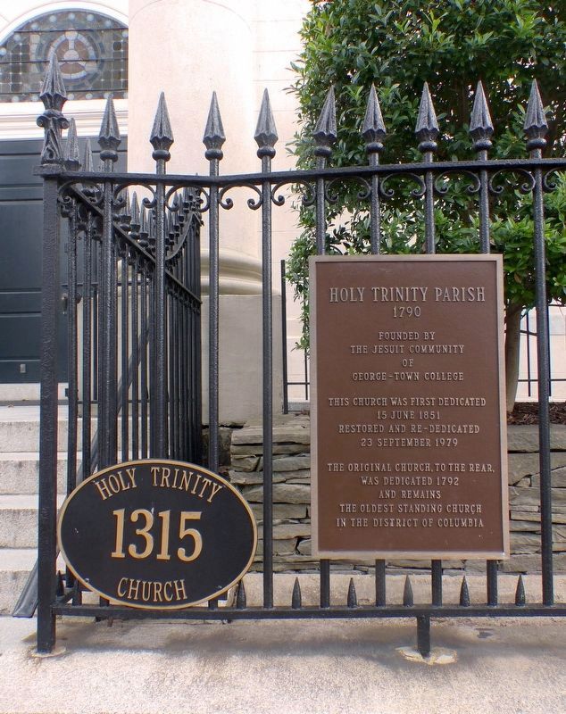 Holy Trinity Parish Marker. Click for full size. Holy Trinity Parish Marker image. Click for full size.
