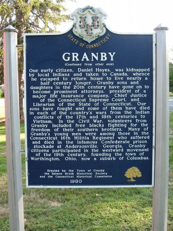 Granby Marker image. Click for full size.