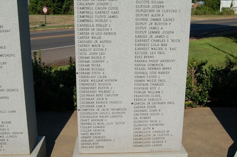 Veterans Memorial Marker. Click for full size. Veterans Memorial Marker image. Click for full size.