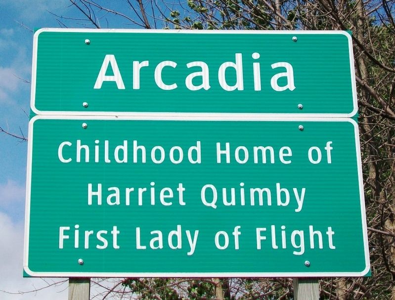 Arcadia City Limits Sign image. Click for full size.