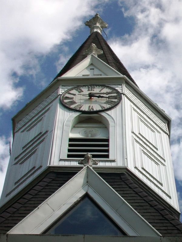 Trinity Lutheran Church Steeple image. Click for full size.