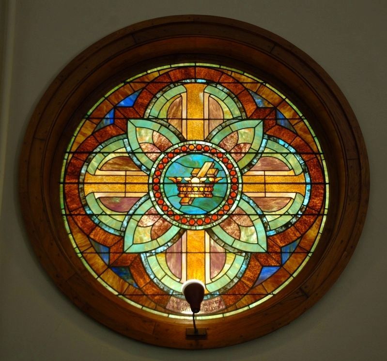 Broadalbin Methodist Episcopal Church Window image. Click for full size.