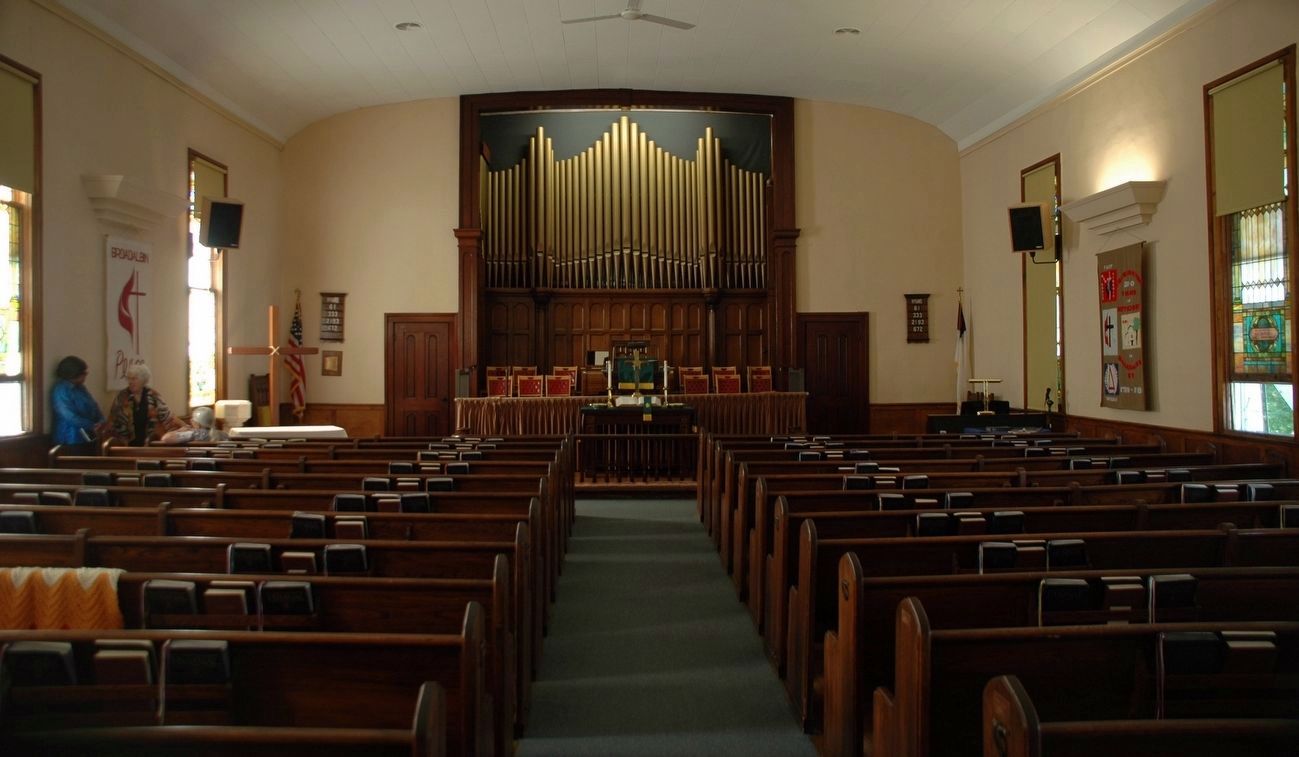 Broadalbin Methodist Episcopal Church Sanctuary image. Click for full size.