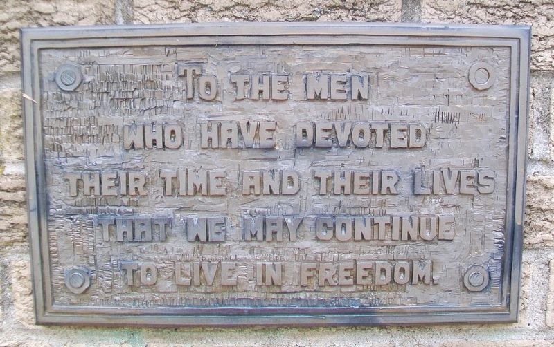 War Memorial Marker. Click for full size. War Memorial Marker image. Click for full size.