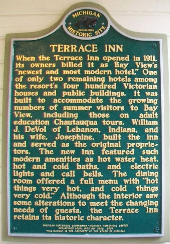 Terrace Inn Marker image. Click for full size.