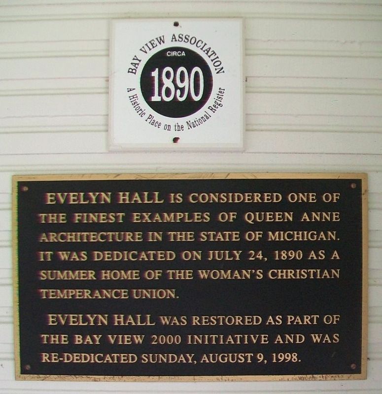 Evelyn Hall Markers image. Click for full size.
