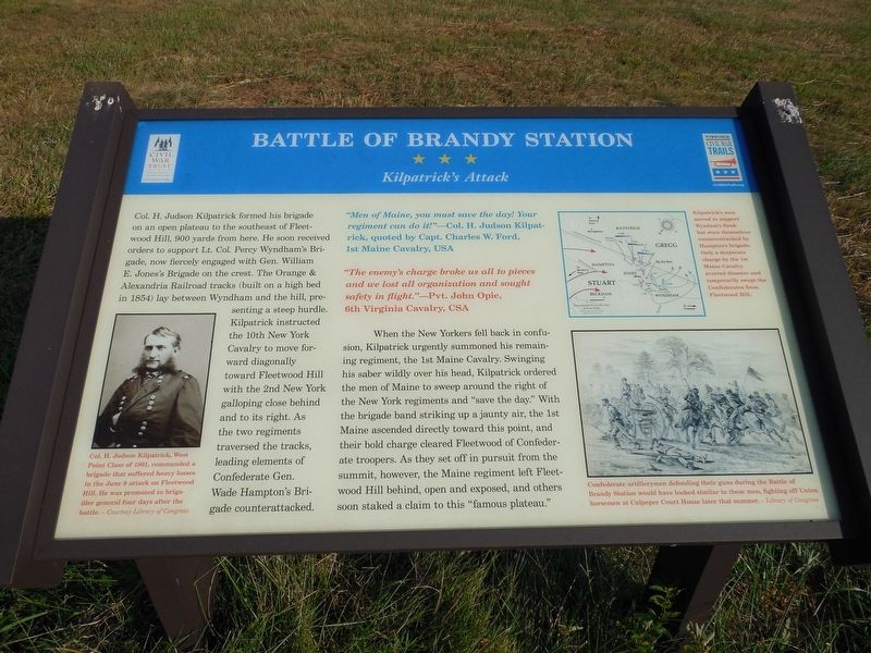 Battle of Brandy Station Marker image. Click for full size.