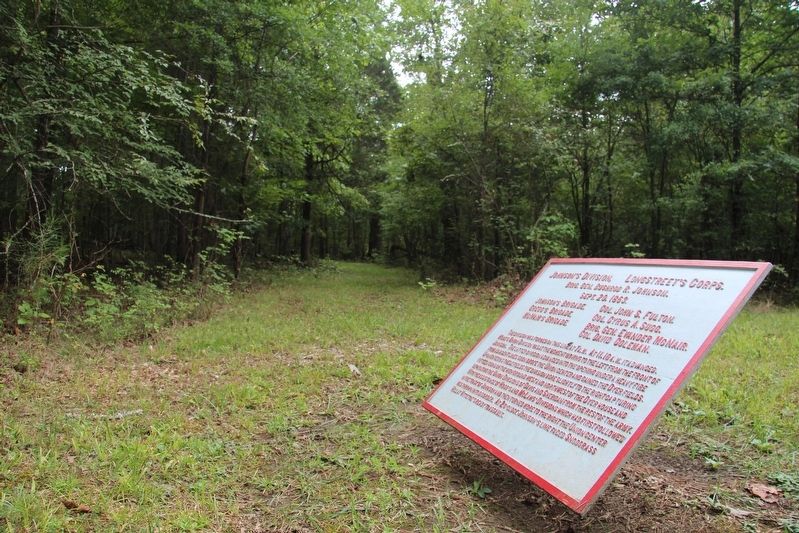 Johnson's Division Marker. Click for full size. Johnson's Division Marker image. Click for full size.