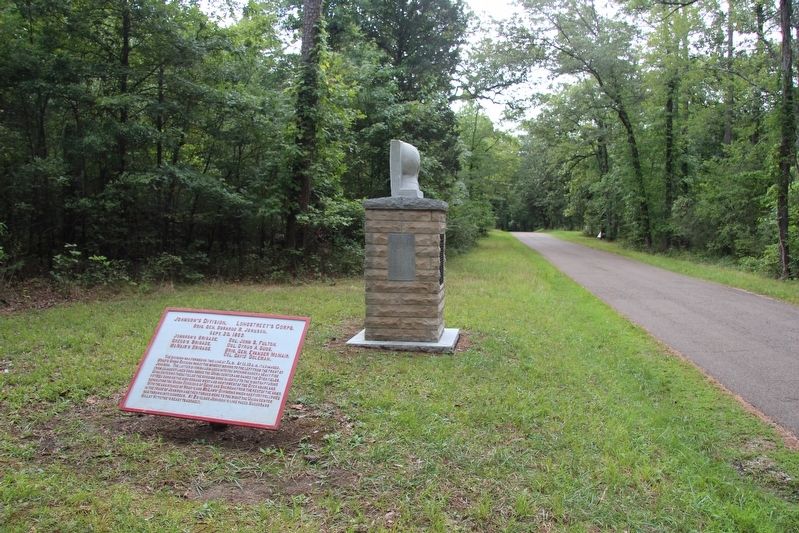 Johnson's Division Marker. Click for full size. Johnson's Division Marker image. Click for full size.