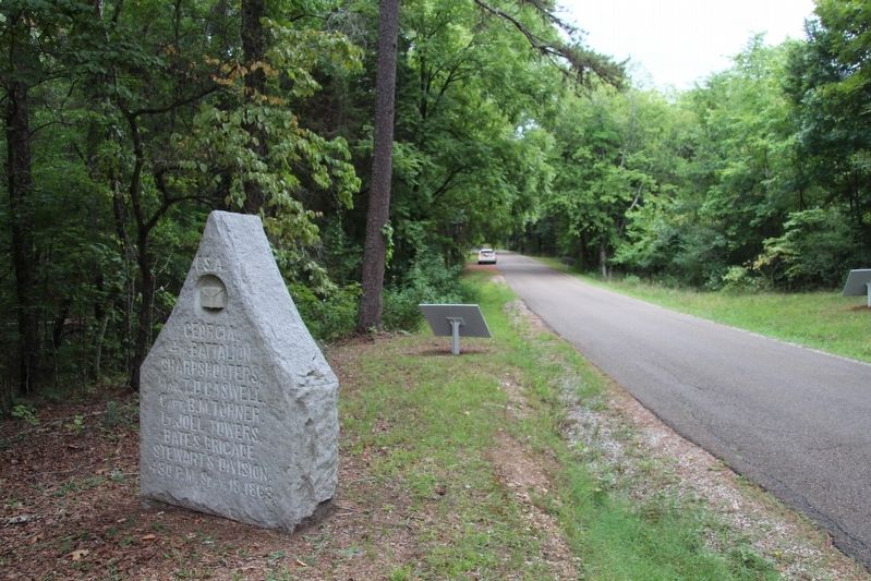 4th Battalion Georgia Sharpshooters Marker. Click for full size. 4th Battalion Georgia Sharpshooters Marker image. Click for full size.