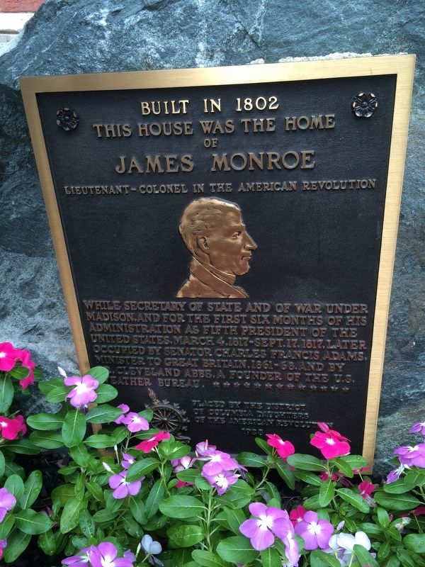 Home of James Monroe Marker image. Click for full size.