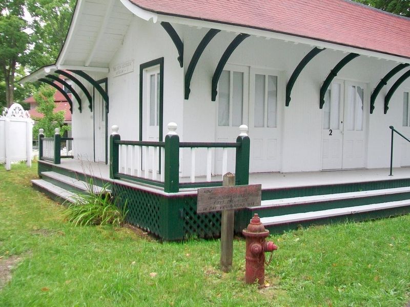 First Bay View Fire Hydrant and Marker. Click for full size. First Bay View Fire Hydrant and Marker image. Click for full size.
