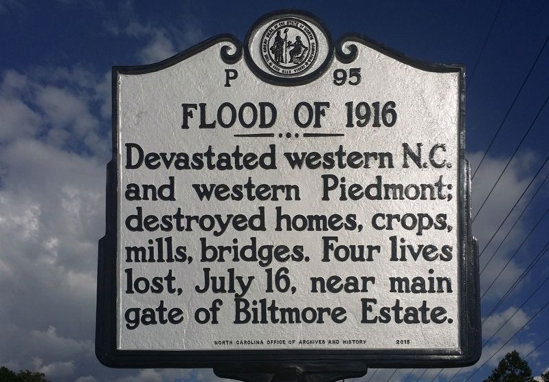 Flood of 1916 Marker image. Click for full size.