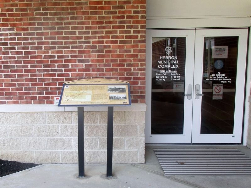 Hebron Marker. Click for full size. Hebron Marker image. Click for full size.