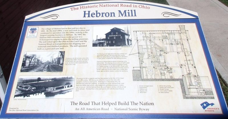 Hebron Mill Marker image. Click for full size.