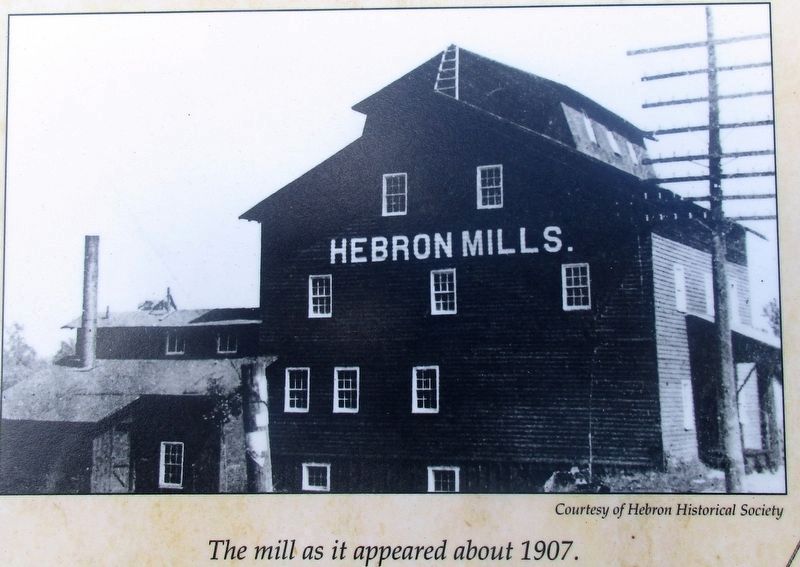 Hebron Mill Marker image. Click for full size.