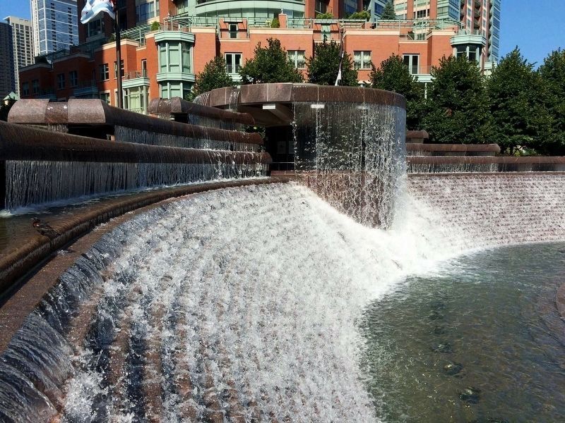 The Nicholas J. Melas Centennial Fountain. image. Click for full size.