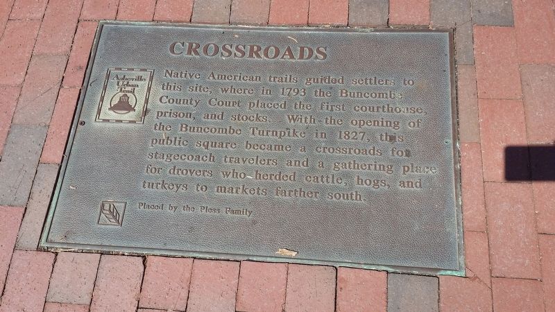 Crossroads Marker. Click for full size. Crossroads Marker image. Click for full size.