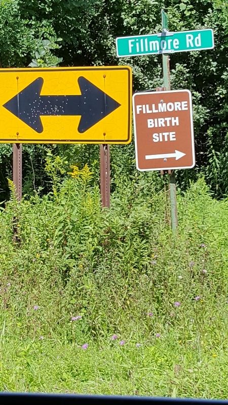 Millard Fillmore Marker. Click for full size. Millard Fillmore Marker image. Click for full size.