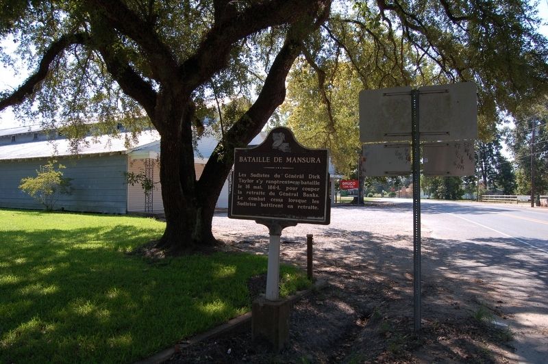Battle of Mansura Marker. Click for full size. Battle of Mansura Marker image. Click for full size.