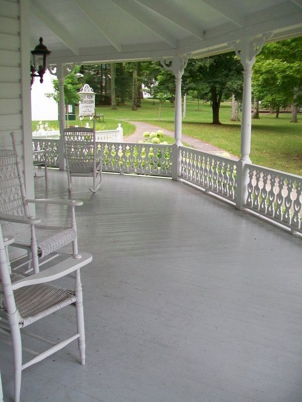 Porch of Woman's Council, formerly Chautauqua Cottage. Click for full size. Porch of Woman's Council, formerly Chautauqua Cottage image. Click for full size.