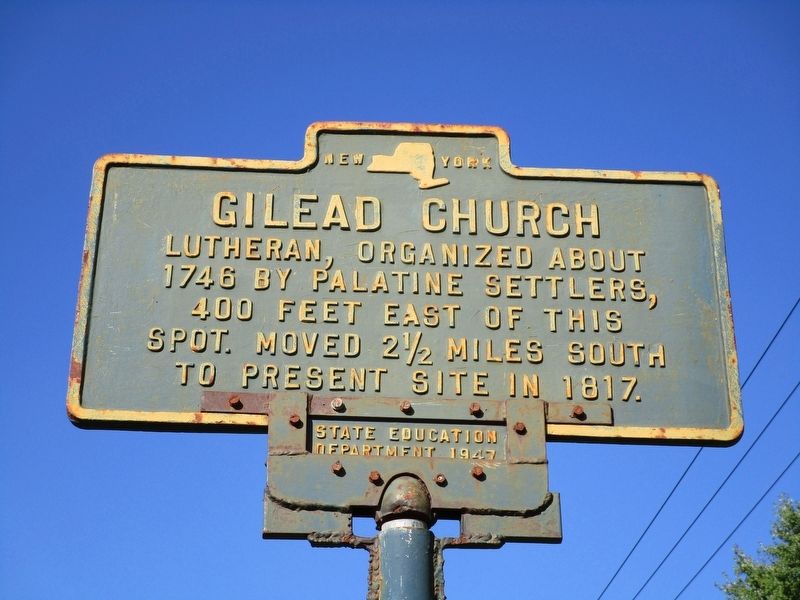 Gilead Church Marker image. Click for full size.