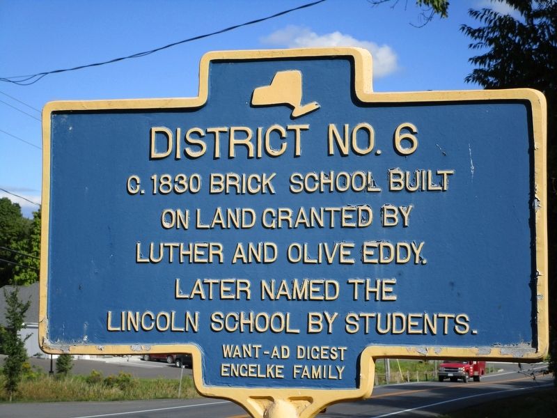 District No. 6 Marker image. Click for full size.