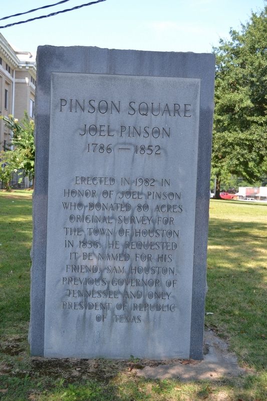 Pinson Square Marker image. Click for full size.