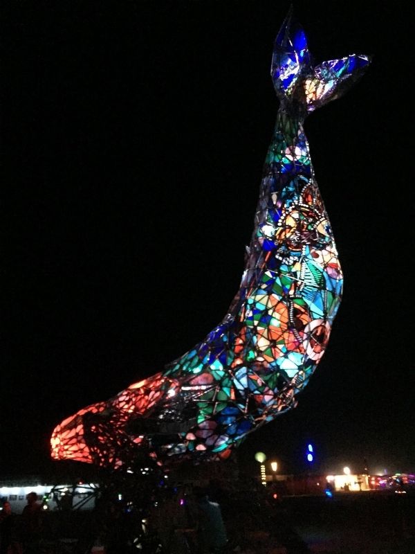 The Celestial Whale at night image. Click for full size.
