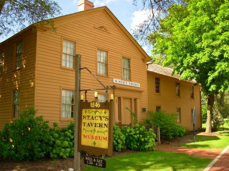 Stacy’s Tavern Museum. Click for more information. Stacy’s Tavern Museum image. Click for more information.