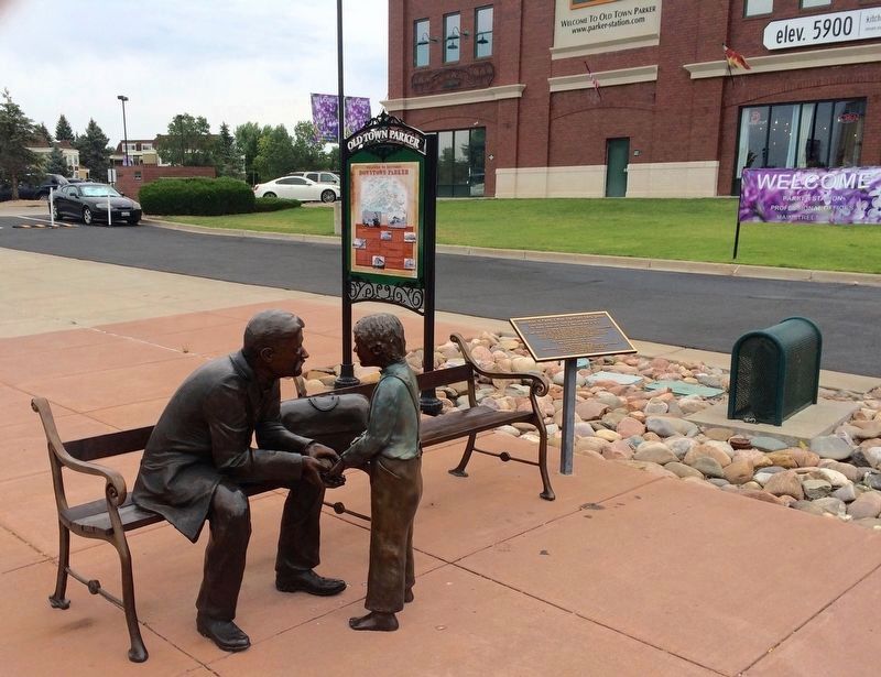Dedication to Parker's Most Significant Early Doctor sculpture.. Click for full size. Dedication to Parker's Most Significant Early Doctor sculpture. image. Click for full size.