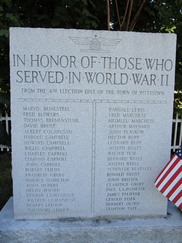 Raymertown WWII Memorial. Click for full size. Raymertown WWII Memorial image. Click for full size.