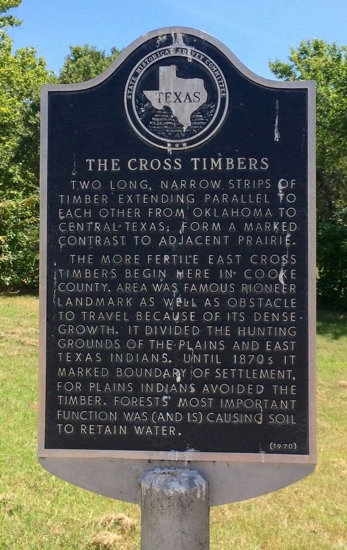 The Cross Timbers Marker image. Click for full size.