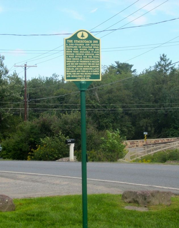 The Stagecoach Inn Marker Full View image. Click for full size.