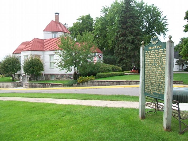 Ephraim Shay House and Marker image. Click for full size.
