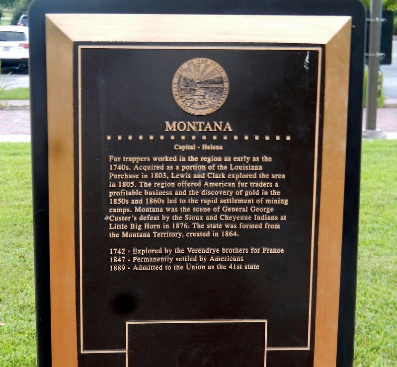 Montana Marker image. Click for full size.