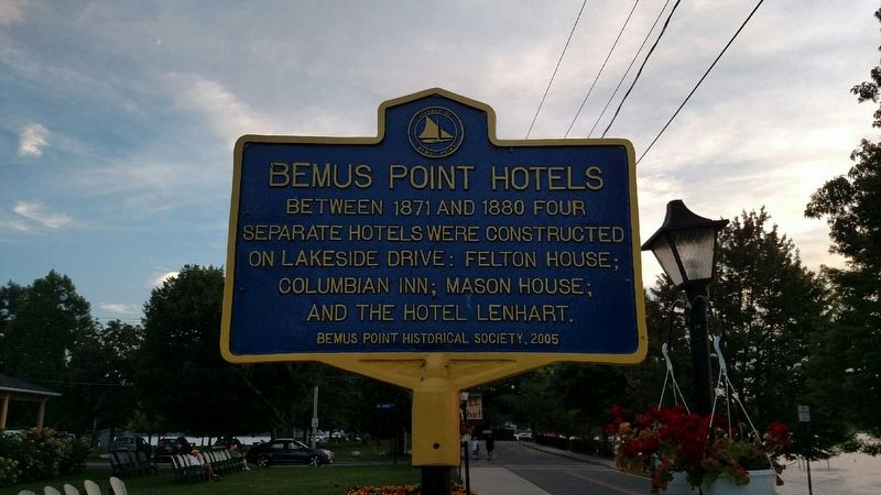 Bemus Point Hotels Marker image. Click for full size.